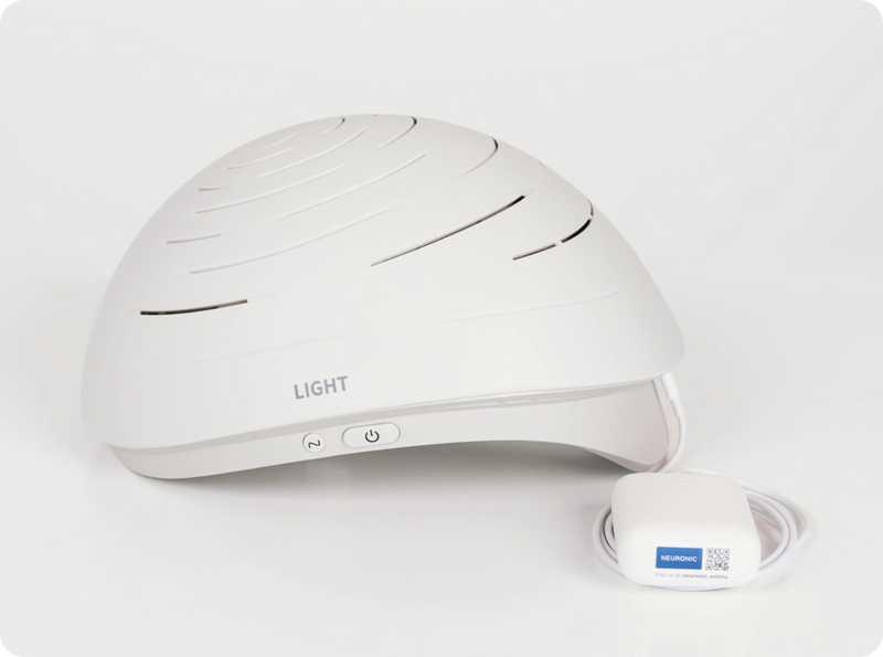 Load image into Gallery viewer, Neuronic LIGHT Portable 1070 nm Infrared Light Photobiomodulation Helmet with App Functionality

