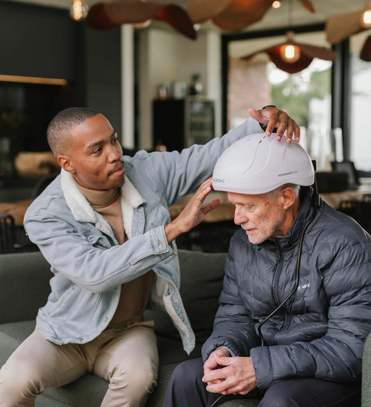 Neuradiant 1070nm Infrared Light Photobiomodulation Helmet with 256 LEDs and 4 - Quadrant Control