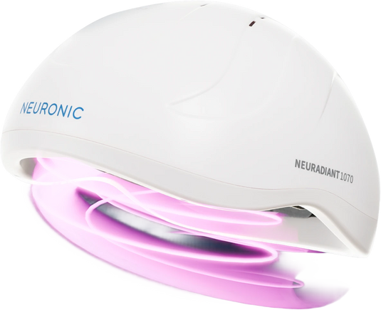 Neuradiant 1070nm Infrared Light Photobiomodulation Helmet with 256 LEDs and 4 - Quadrant Control