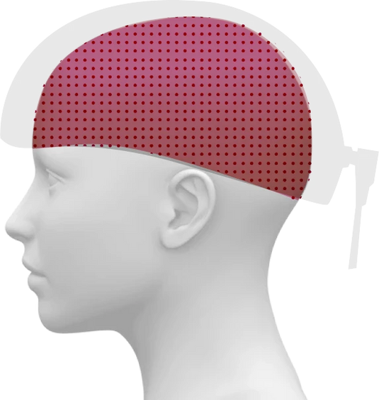 Neuradiant 1070nm Infrared Light Photobiomodulation Helmet with 256 LEDs and 4 - Quadrant Control