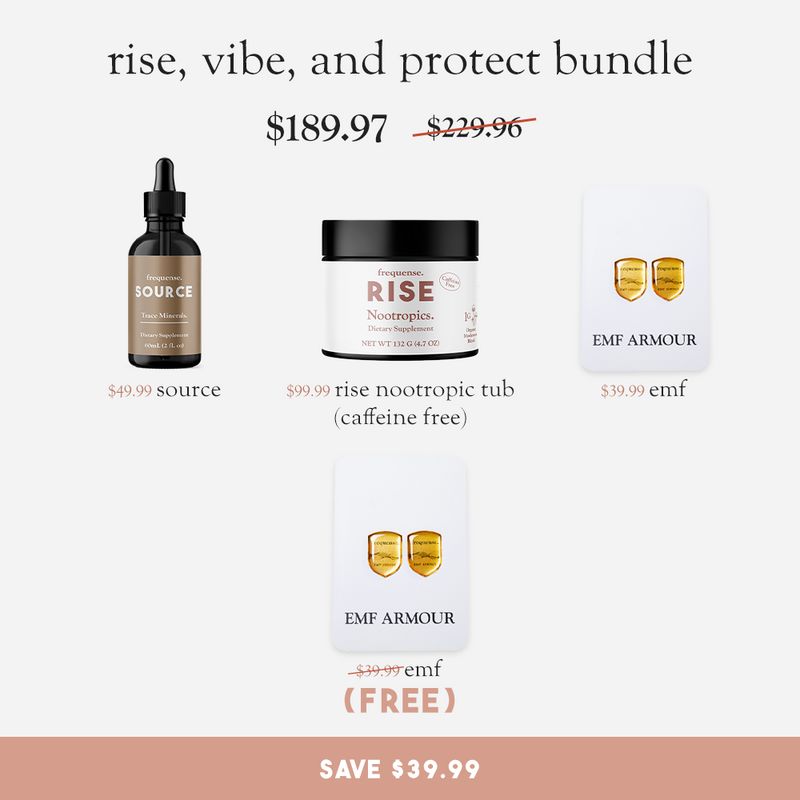 Load image into Gallery viewer, Rise, Vibe &amp; Protect Caffeine Free Bundle
