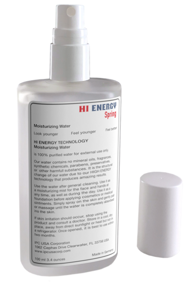 Load image into Gallery viewer, Hi Energy Spring Water 100 mL 3.4 ounces
