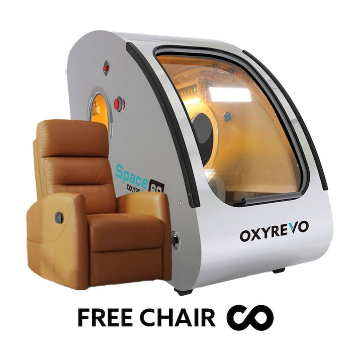 Load image into Gallery viewer, OxyRevo Space60 1.5 to 2.0ATA Hard Sitting Hyperbaric Chamber
