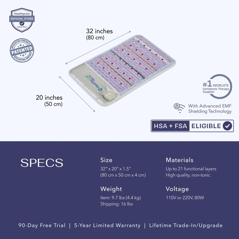 Load image into Gallery viewer, Platinum Series | PEMF Far Infrared Heating Mats
